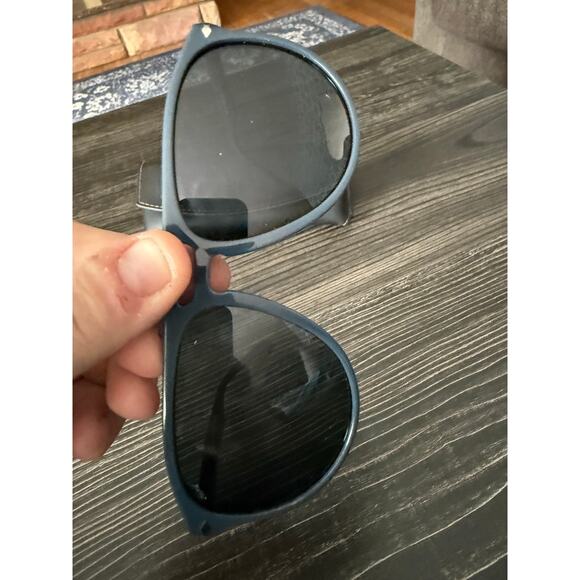 Persol Sunglasses 3311-S 1186/R5 Navy Blue Aviator Blue Glass Lenses 5815-1453N